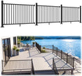 36in H x 18ft W Modular Aluminum Porch and Deck Railing Kit