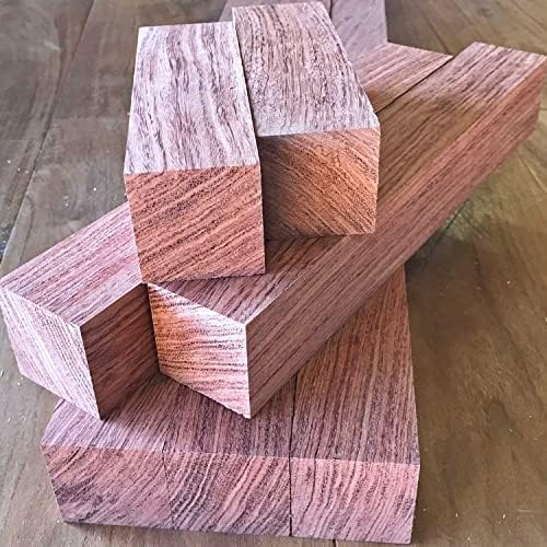 Bubinga Wood Turning Blanks 2pc - 2" x 2" x 12"