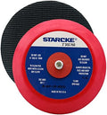Starcke Premium 3 Inch Sander Backup Pad 1/4-20 Thread - Medium Density Low Profile (5 Pack, Hook and Loop)