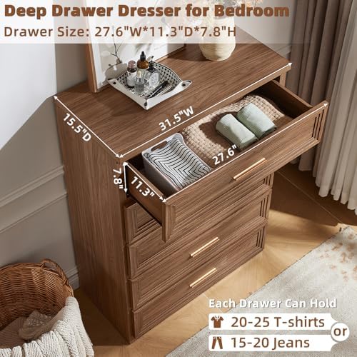 RWYHG Dresser Set for Bedroom with 5 Drawers 45" Tall