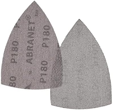Mirka Abranet Delta 4x6 in 180 Grit Mesh Sanding Sheets Hook & Loop 50 Pack