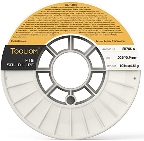 TOOLIOM ER70S-6 0.035" Mild Steel MIG Welding Wire 10LB