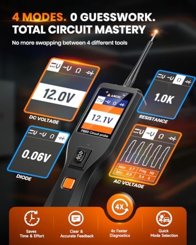 PB60 Automotive Power Circuit Probe, 12-24V Vehicle Component Activation ﻿