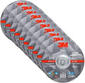 3M Silver Depressed Center Grinding Wheel, 87449, 36+, T27 Quick Change
