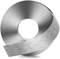 GSCIT Club Grey Silver Edge Banding, 2 Inch x 50ft Aluminum Brushed Edge Banding PVC Edge Trim for Cabinet Repair Furniture
