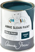 Annie Sloan Chalk Paint® (Aubusson Blue, 1 Litre/33.8 Fl Oz) a unique decorative paint for furniture, cabinets and home décor with no sanding or priming