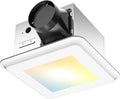 Amico Bathroom Exhaust Fan with Light, 110 CFM, 1.0 Sones, 5CCT, 1000LM, Easy Installation, Ceiling Mount Bathroom Fan, Adjustable Bath Exhaust Vent with light, ETL & FCC Certified