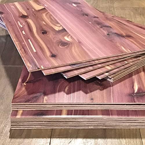 1/8" x 12" x 24" Pre Finished Aromatic Cedar Plywood - Perfect Laser Cutting - Engraving - Cherokee Wood Products (64)