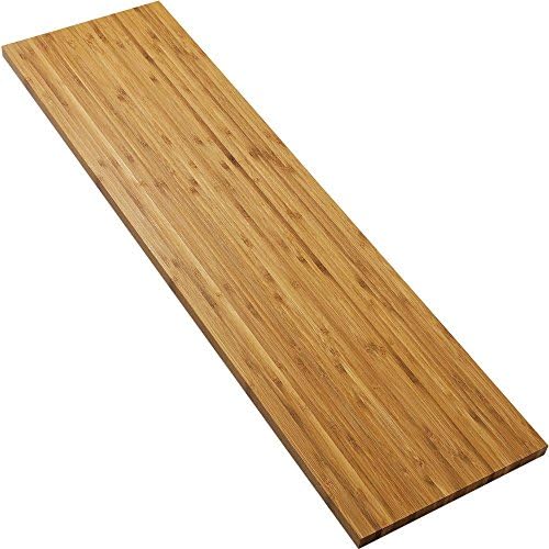 Bamboo Lumber by the Piece – Durable Silky Smooth Bamboo Wood Sheets w/Distinctive Striated Appearance – Perfect Rectangle Wood Pieces for Crafts Like Small Bookcases, Cabinets & Cribbage Blanks