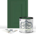 ALL-IN-ONE Paint by Heirloom Traditions, Trinity (Green), Quart - Durable cabinet and furniture paint. Built in primer and top coat, no sanding needed. Includes our 30 featured color card.