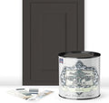 ALL-IN-ONE Paint by Heirloom Traditions, Abbey (Warm Gray), Quart - Durable cabinet and furniture paint. Built in primer and top coat, no sanding needed. Includes our 30 featured color card.