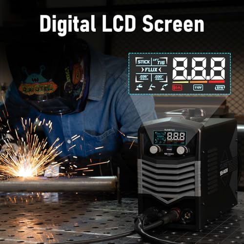 Sunstac 140A 3 in 1 MIG Welder 110V with IGBT Inverter