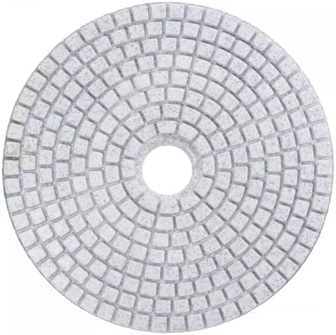 Diamond Polishing Pad, 5 inch 125 mm 2000 Grit Sanding Discs for Grinder & Polisher, Hook and Loop Backing Pad for Grinding Buffing Granite Marble Concrete Stone (1 Piece)