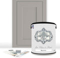 ALL-IN-ONE Paint by Heirloom Traditions, Putty (Light Taupe), Gallon - Durable cabinet and furniture paint. Built in primer and top coat, no sanding needed. Includes our 30 featured color card.
