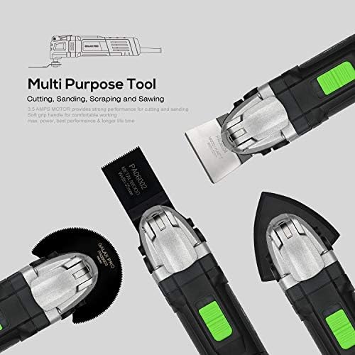 GALAX PRO Corded Oscillating Multi Tool Kit 3.5A with 30Pcs Accessories