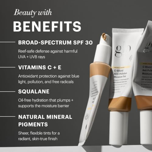 Glo Skin Beauty C-Shield Tinted Moisturizer SPF 30, 6W Medium 1.4oz