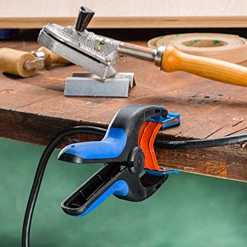 Rockler Bandy Spring Clamps (3-Pair) One-Handed Nylon Clamp Set