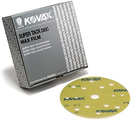 MaxFilm Ultra Premium 6 inch Sanding Discs, P120, 15 Holes, Hook & Loop, 523-0120, 50 discs