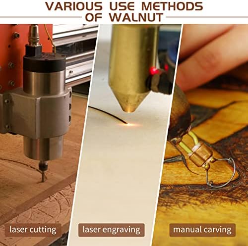 12 Pcs Baltic Birch Plywood,12 x 12 x 1/8 Inch - 3mm Thick Birch Unfinished Wood for Crafts Laser Cutting & Engraving, School DIY Projects, Painting, Fretwork, CNC Cutting, and Wood Burning
