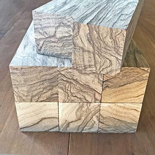 Black Limba Wood Turning Blanks 6pcs - 2" x 2" x 30"