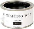 Jolie Finishing Wax - Protective topcoat Paint - Use on interior furniture, cabinets, walls, home decor and accessories - Odor-Free, Non-Hazardous - Black - 120 ml
