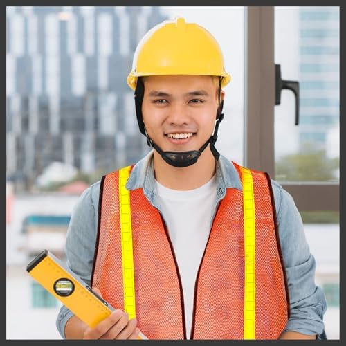 Haysandy 10 Pcs High Visibility Vest Reflective Safety Vest,Orange