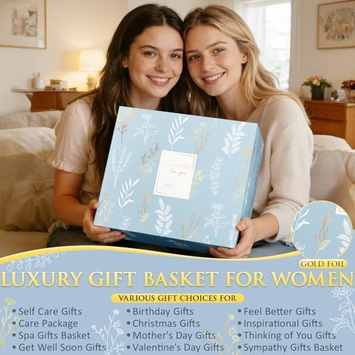 Birthday Gifts for Women, Spa Self Care Package Get Well Soon Gift Baskets