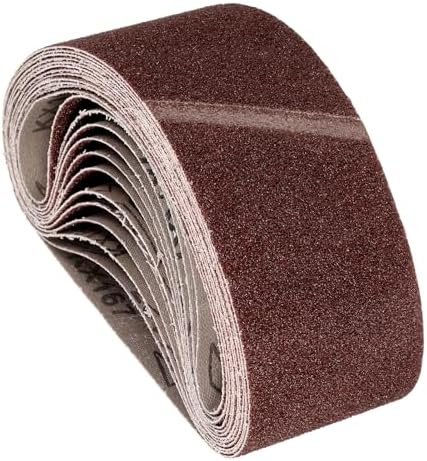 20 Pcs Sanding Belts 4 x 24 Inch 40 Grit Aluminum Oxide