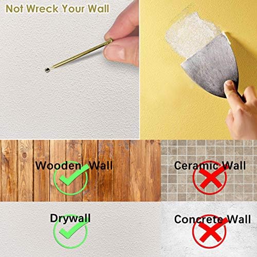 Picture Hanging Kit, 100lb 50lb 30lb Heavy Duty Drywall Plaster Wall Picture Hangers Kit, Picture Hanging Hooks, Picture Hooks, Picture Hanging Hardware Painting Frame Hooks Hanger, 160 PCS