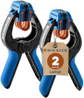 Rockler Large Spring Bandy Clamps for Woodworking (Pair)