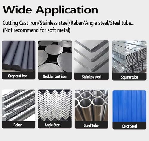7 Inch Metal Cutting Diamond Blade, 180mm Cut Off Wheel 7/8"-5/8" Arbor for Cast Iron Rebar Carbide Stainless Steel by ANTENGDATOOL
