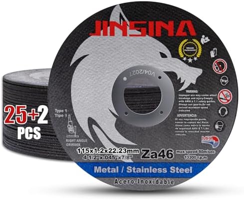 4 1/2 Cut Off Wheels 27PCS, Metal and Stainless Steel Cutting Wheel