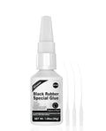 30g Black Rubber Adhesive for Tire Repair, Edge Bonding, DIY Crafts - Quick-Dry, High-Strength Patch Glue for Durable RC Tire and Super Rubber Bonding