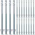 Moxweyeni 20 Pcs 1/2" x 10" Zinc Plated Wedge Anchors for Concrete
