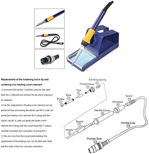 BACOENG 2in1 862d+ SMD Soldering Iron Hot Air Soldering Station W/Various Accessories(Improved Version of 852 and 862)