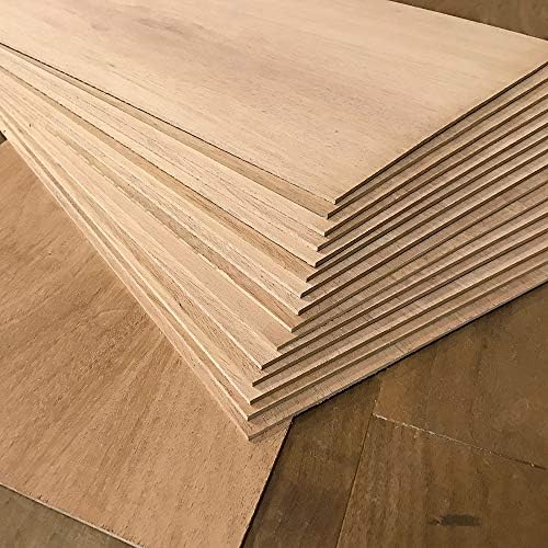 1/8" x 12" x 24" African Mahogany Plywood - Perfect Laser Cutting - Engraving - Cherokee Wood Products (48)