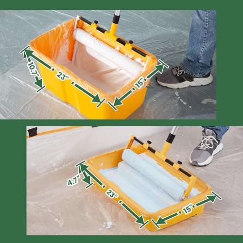 VOOMEY 18 Inch Paint Roller Kit with Extension Pole