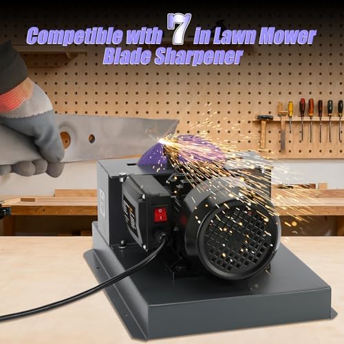 30 Pack 7" Sanding Disc for 2/3HP 500W Lawn Mower Blade Sharpener