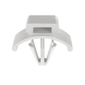 Panduit PWMS-H25-C Push Barb Cable Tie Mount, Nylon 6.6, Indoors Environment, Push Barb Mounting Method, Natural, 0.25" Panel Hole Diameter, 0.11" Max Panel Thickness (Pack of 100)