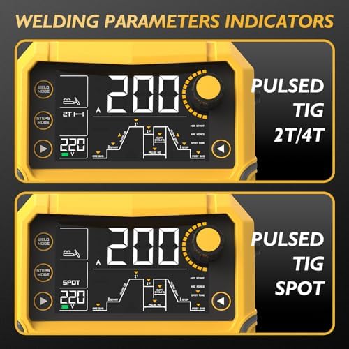 TOOLIOM 200A TIG Welder with Pulse, 110V/220V Dual Voltage