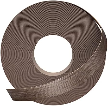 GSCIT Club Walnut Edge Banding, 1 inch x 500ft roll of Wood Veneer Edge Banding Pre-glued Flexible, Real Wood Tape for Cabinet Repair & Furniture Restoration