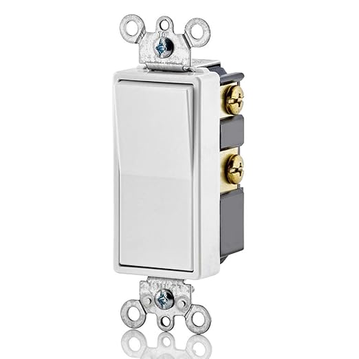 Leviton 15 Amp 4-Way Decora Switch, 05604, White
