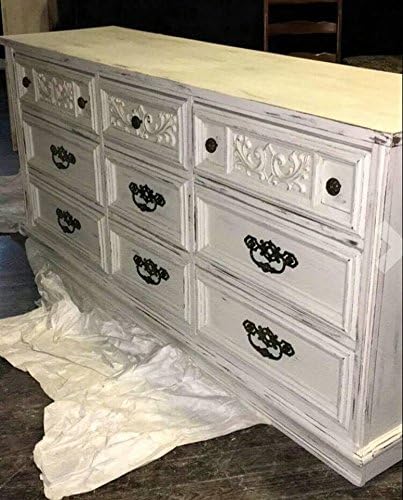 Retique It Chalk Furniture Paint, 32 Fl Oz (Pack of 1), 01 Snow