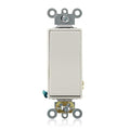 Leviton 20-Amp 120/277-Volt Decora Plus Rocker Single-Pole AC Quiet Switch, 5621-2T, Light Almond