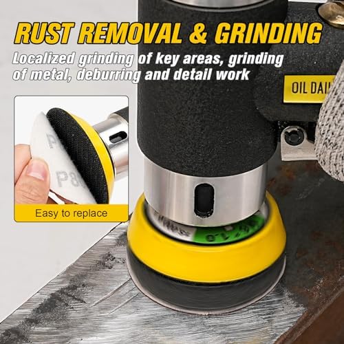 SI FANG Mini Air Sander 1/2/3 Inch Pneumatic Small Random Orbital Polisher