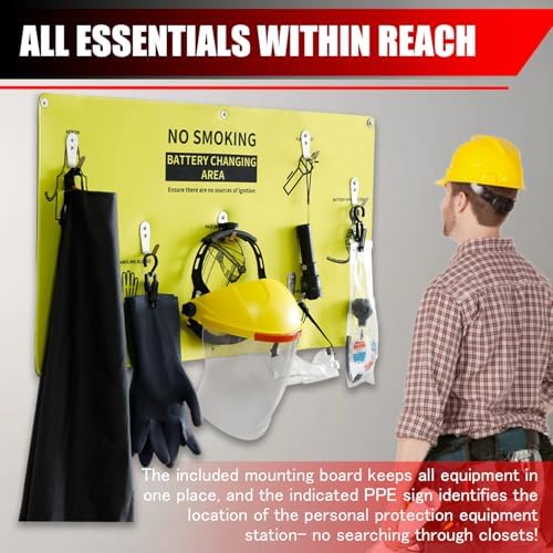 7-in-1 Complete Battery PPE Kit for Forklift Battery Maintenance