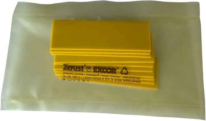 Plastabs with Zerust Rust Prevention and Protection 1" x 3" - Pack of 10