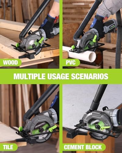 WORKPRO 5.8Amp 3500RPM Circular Saw with Parallel Guide