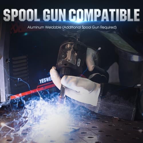 YESWELDER Firstess SP200 MIG Welder, MIG/Pulsed MIG/Flux Core/Spot Welding/Lift TIG/Stick/Spool Gun Compatible
