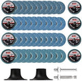 HOMO FABER 50Pcs Die Grinder Sanding Discs, 2 Inch Flap Discs Roll Lock